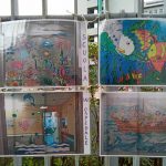 messaggio per la salvaguardia del mare fatto dai bambini
