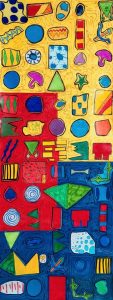 pannello artistico realizzato dagli studenti