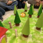 Percorso con le spine nel bosco