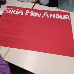 work in progress cartelloni no alla violenza in favore della Siria