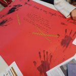 work in progress cartelloni no alla violenza