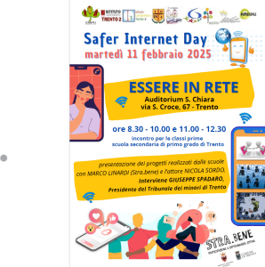 locandina evento safer internet day per le classi 2025