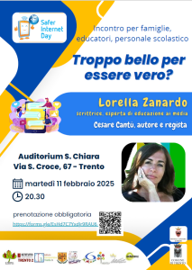 locandina serata safer internet day 2025