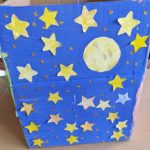 Stelle nel cielo su uno scatolone