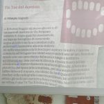 Testo articolo proiettato e ingrandito