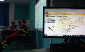 Foto: presentazione finale progetto in aula MATE